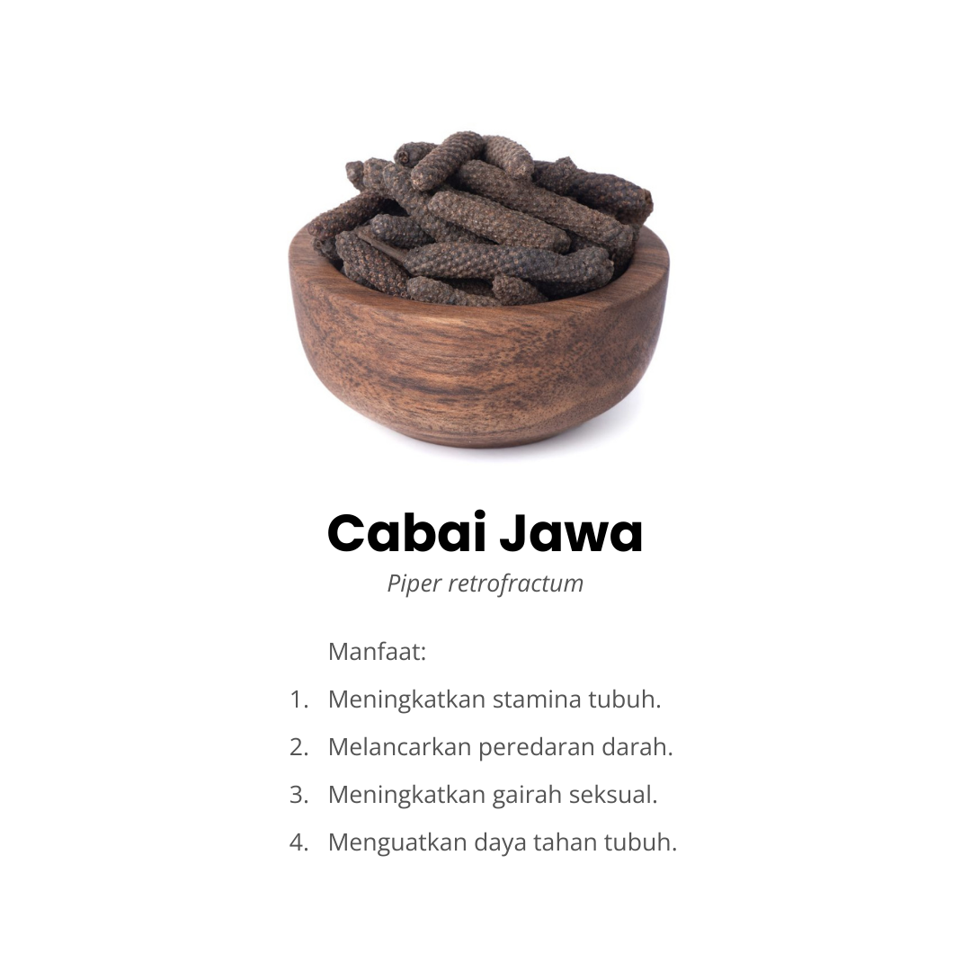 komposisi cabai jawa fortamen